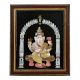 Handmade Shell Craft Ganesh Framed Painting