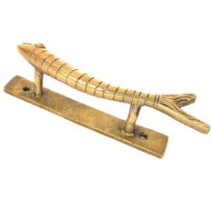 Brass Fish With Mouth Open Handle
