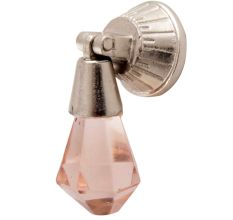 Pink Octagon Glass Pull Drawer Knob Online