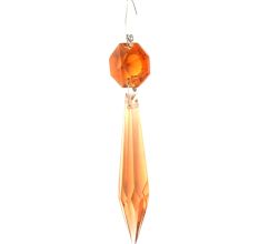 Orange Crystal Beads Garland Chandelier Hanging