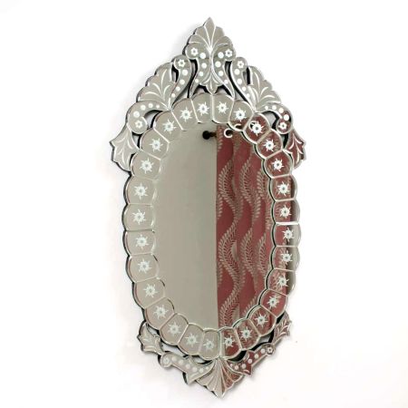 Elegant Oval Designer Venetian Mirror
