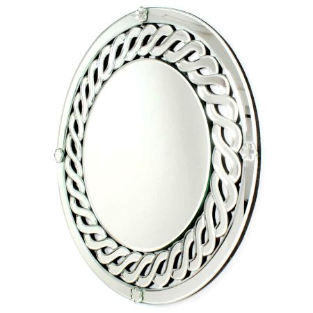 Round Double Circle Venetian Mirror