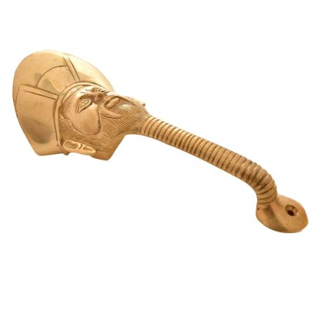 Brass Wise Man Face Door Handle