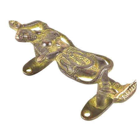 Brass Dancing Lady Door Handle
