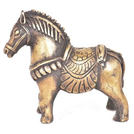 Vintage Traditional Standing Horse Statue