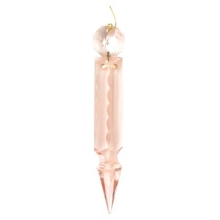 Light Pink Crystal Beads Garland Chandelier Pendent Hanging