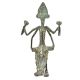 Bronze Tribal Ganesha Playing Dholak Figurine