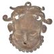 Bronze Man Face Mask Wall Hanging