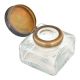 Vintage Rectangular Glass Ink Pot