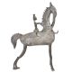 Brass Tribal Horse With A Rider On