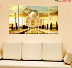 Taj Mahal Premium Canvas Wall Hanging