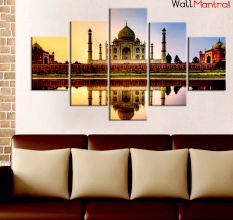 Taj Mahal Premium Quality Canvas Wall Hanging