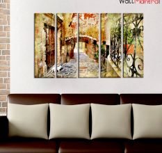 China Town Premium Quality Canvas Wall Hanging