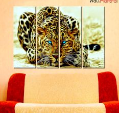 Leopard Premium Quality Canvas Wall Hanging