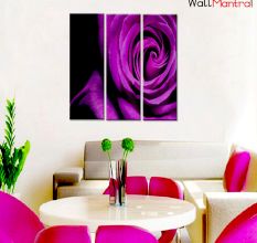Violet Rose Premium Quality Canvas Wall Hanging