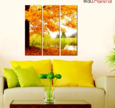 Autumn Scenery Premium Quality Canvas Wall Hanging
