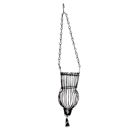 Metal Iron Wire Hanging Candle Holder