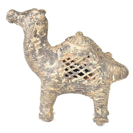 Brass Tribal Camel Incense Stick Holder