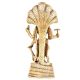Brass Standing Vishnu On Sheshnaag