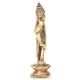 Brass Goddess Laxmi Standing On Lotus