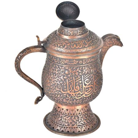 Kashmiri Copper Samovar Tea Kettle