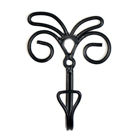 Decorative Wrought Iron Wall Hooks(Set of 2 Pieces)