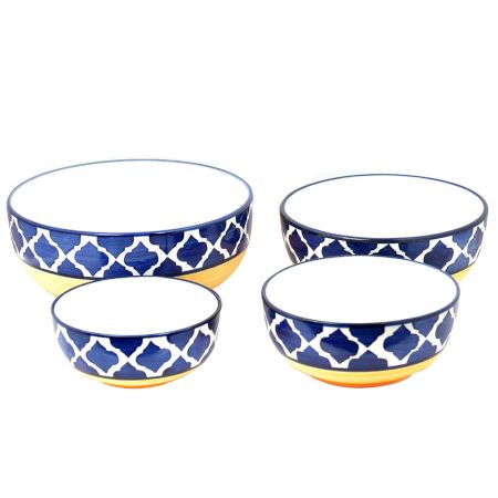Designer Ceramic Bowls in Set Of 4