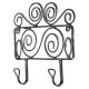 Rural Wrought lron Hook Coat Home OrganizerÂ 