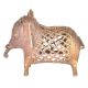 Brass Dhokra Art Elephant With Rustic Look