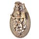 Brass Hanuman under Sheshnag Wall Hanging