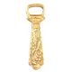 Brass Bottle Opener With Parrot & Flowers Engraved