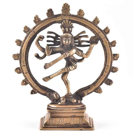 Vintage Brass Nataraja Statue