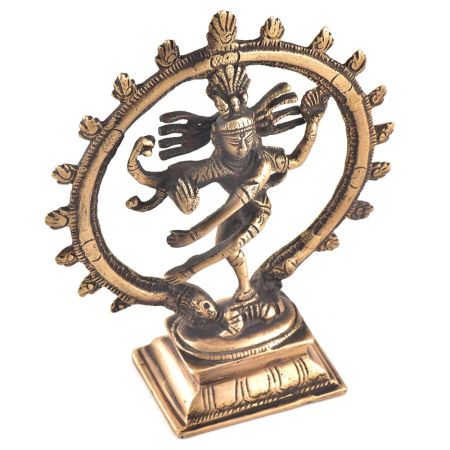 Vintage Brass Nataraja Statue