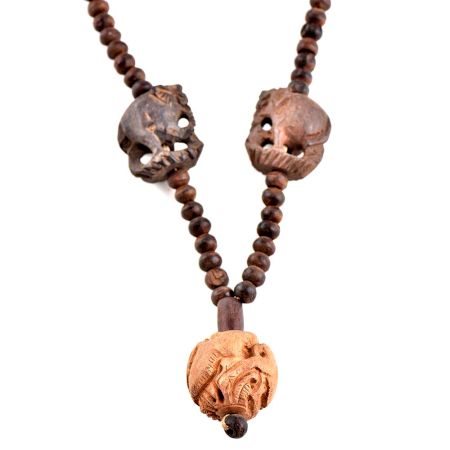 Rustic Tribal Hand Forged Brass Necklace