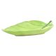 Green Ceramic Leaf Serving Tray Platter Dish Set of 2