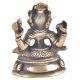 Brass Ganesha Sitting  Home Decor Statue