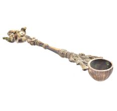 Brass Ganesha Figurine Havan Spoon