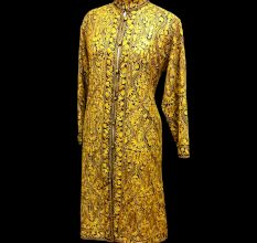 Designer Collection Jackets Short Sami Pashmina Fabric In Yellow