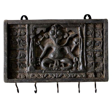 Ganesha Wall Wooden Hooks