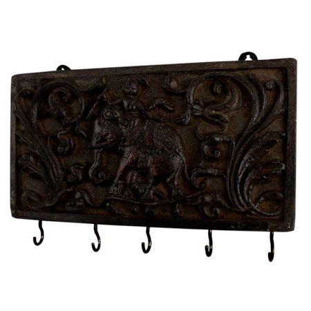 Elephant Wall Wooden Hooks
