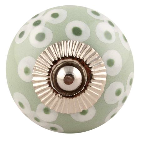 Sage Green Bubble Knob