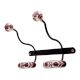 Cherry Hat And Coat Ceramic Flower Iron Hooks