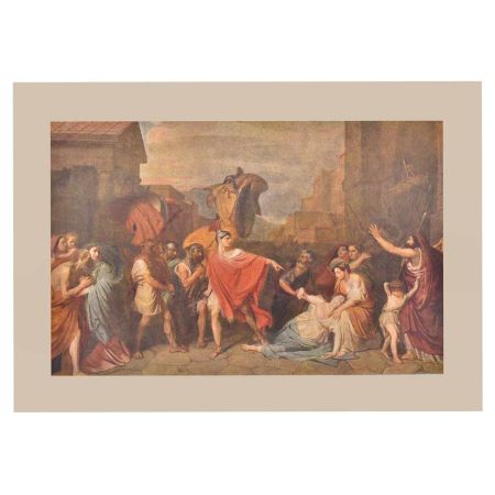 Print of Death Of Camilla Sister Of Horatio