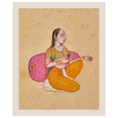 Painting Of A Mughal Princess Denied Love Forbidden From Marrying