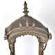 Brass Hindu Temple Intricately Dome Carved Dome with Prabhavali and Steps