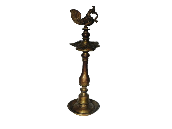 Vintage Oil Lamp-24 (Ht-25 Inches)