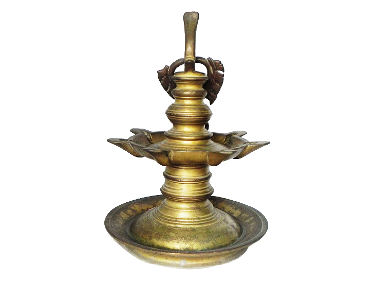 Vintage Oil Lamp-28 (Ht-15 Inches)