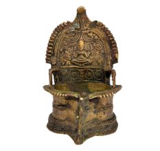 Bronze Oil Lamp of Goddess Laxmi