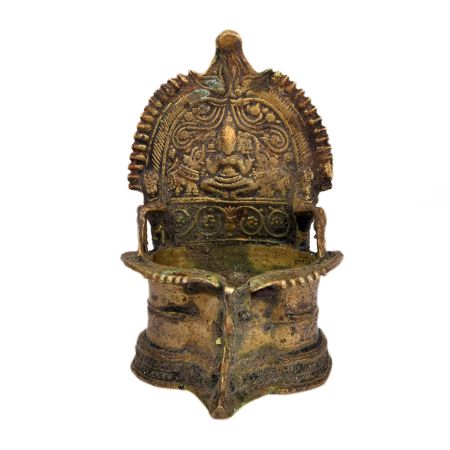 Bronze Oil Lamp of Goddess Laxmi