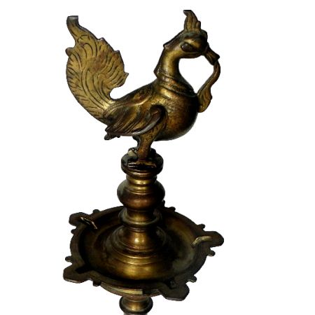 Vintage Oil Lamp-3 (Ht-25 Inches)